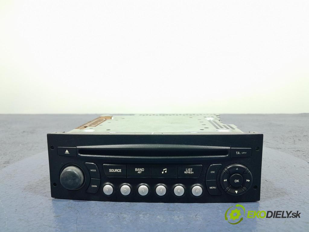 Citroen C3 2005 Radio I Navigácia: 96537894XT00