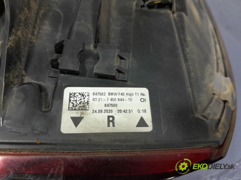 Bmw Seria 1 2020 svetlo / reflektor zad Prava: Vonkajsia: 7450644