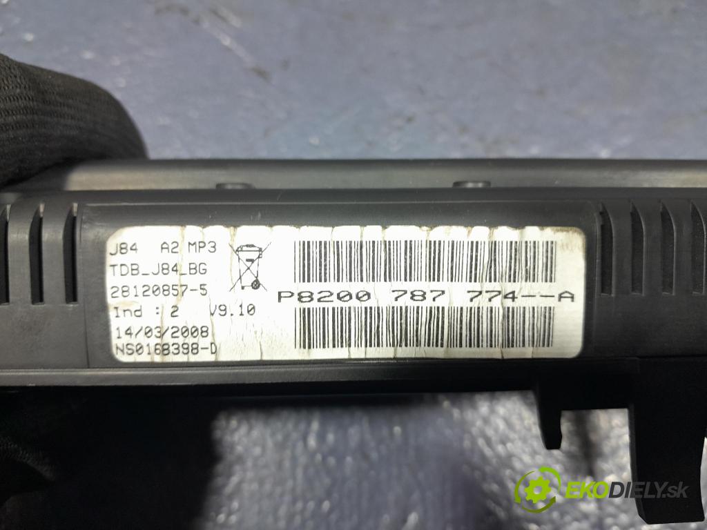 Renault Megane scenic 2008 prístrojovka/ budíky P8200787774A