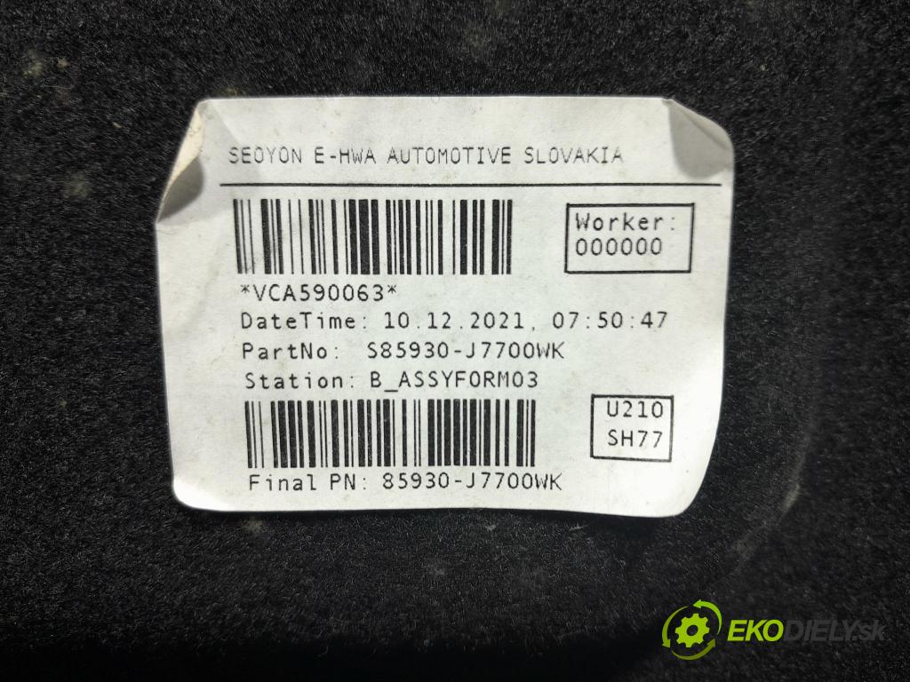 Kia Xceed 2021 kufra: 85930-J7700WK