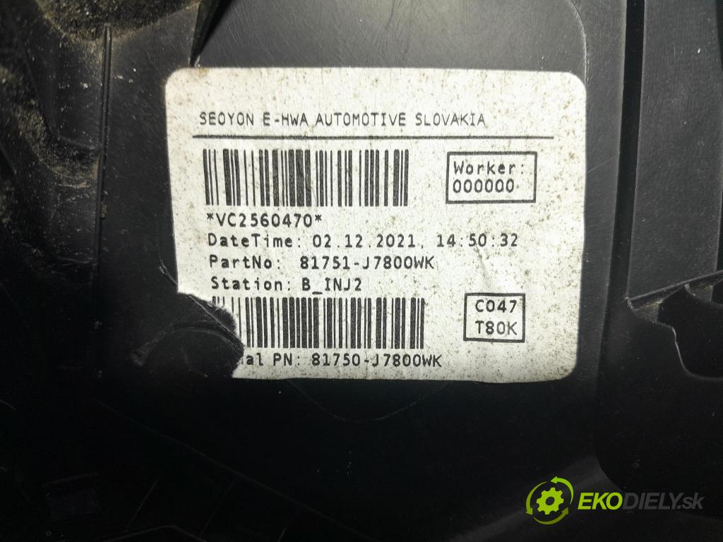 Kia Xceed 2021 Tapacír: kufr 81751-J7800WK