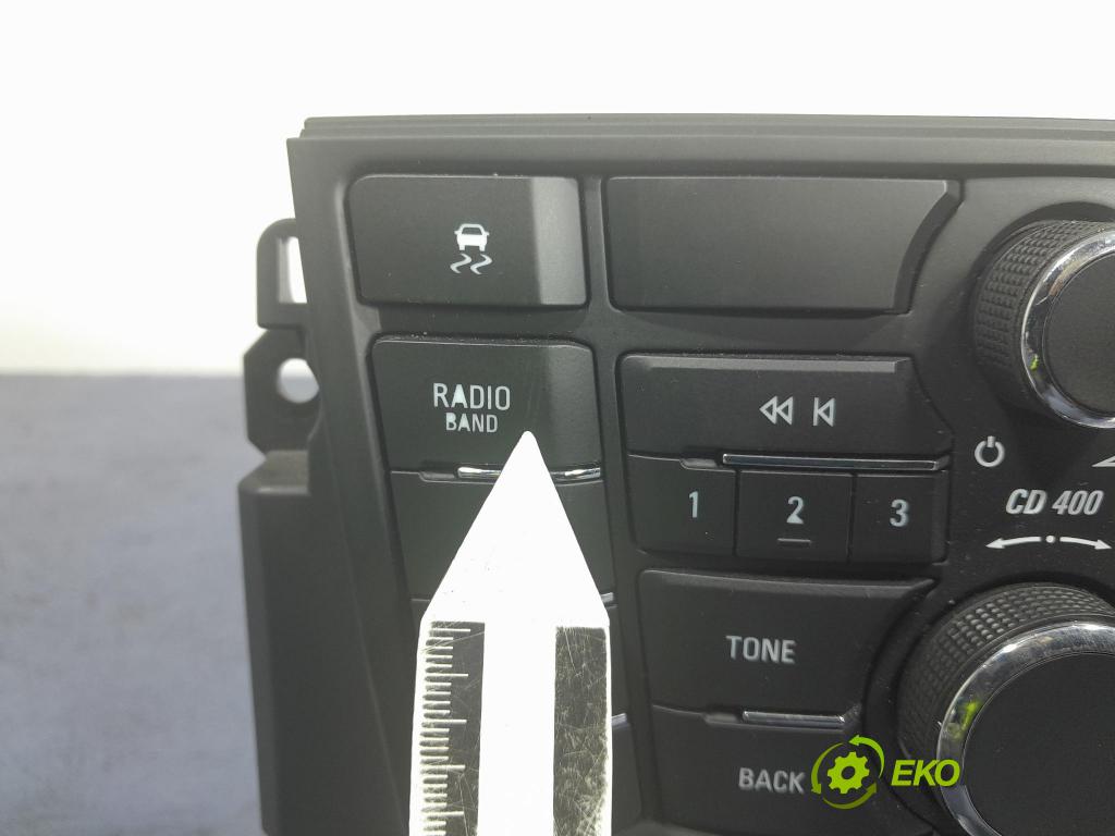 Opel Astra 2011 prepínač Klimatizácia: Prúd vzduchu: 13346097
