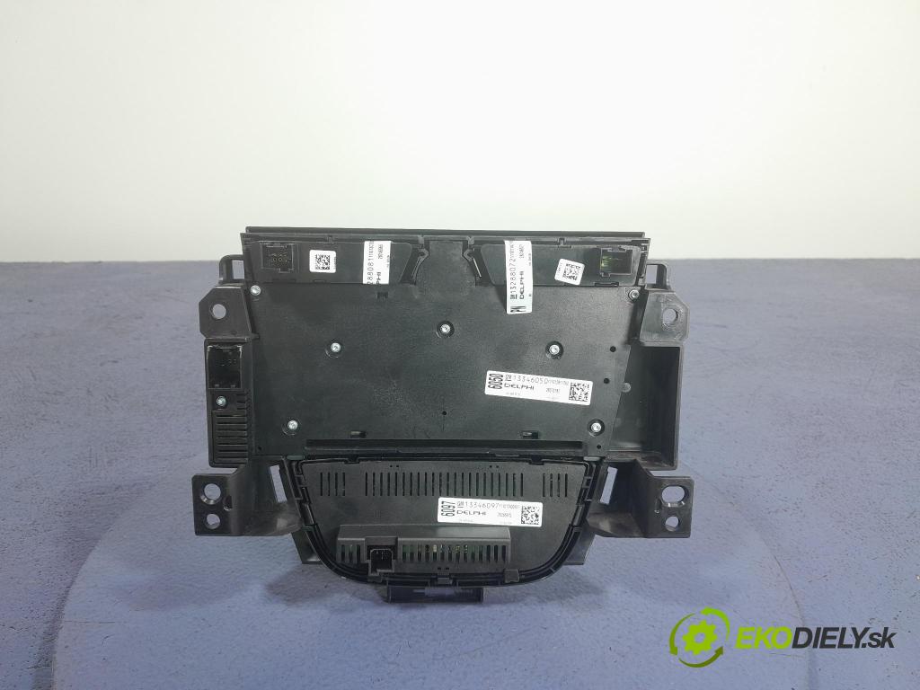 Opel Astra 2011 prepínač Klimatizácia: Prúd vzduchu: 13346097