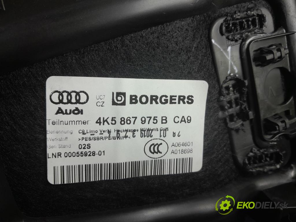 Audi A6 2019 Čalounictví: kufra: 4K5867975B