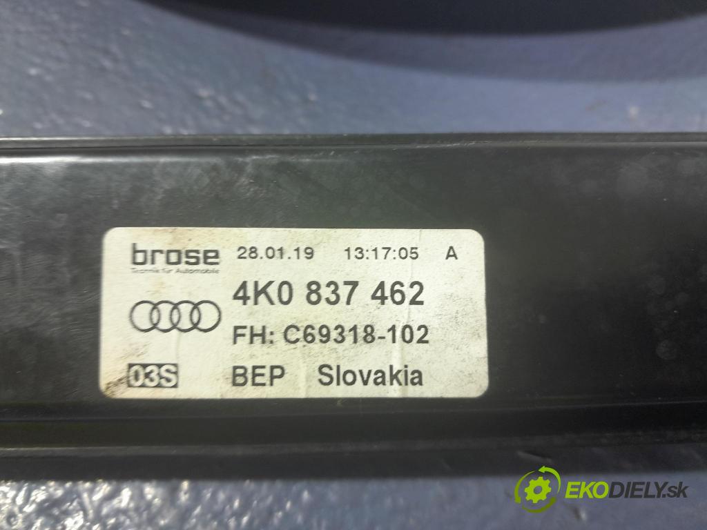 Audi A6 2019 mechanizmus okna Okná: Predné v pravo: 4K0837462