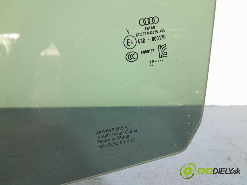 Audi A6 2019 sklo dvere zad ľavé 4K5845205A