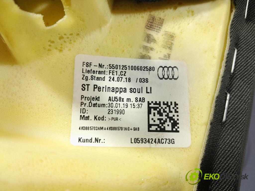 Audi A6 2019 Airbag: x 4K0880441G