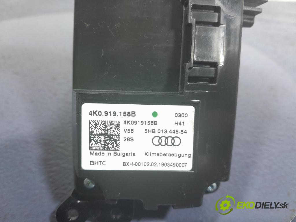Audi A6 2019 prepínač Klimatizácia: Prúd vzduchu: 4K0919158B