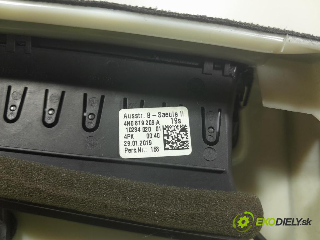 Audi A6 2019 kryt Plast: Interiéry: 4K0867243A