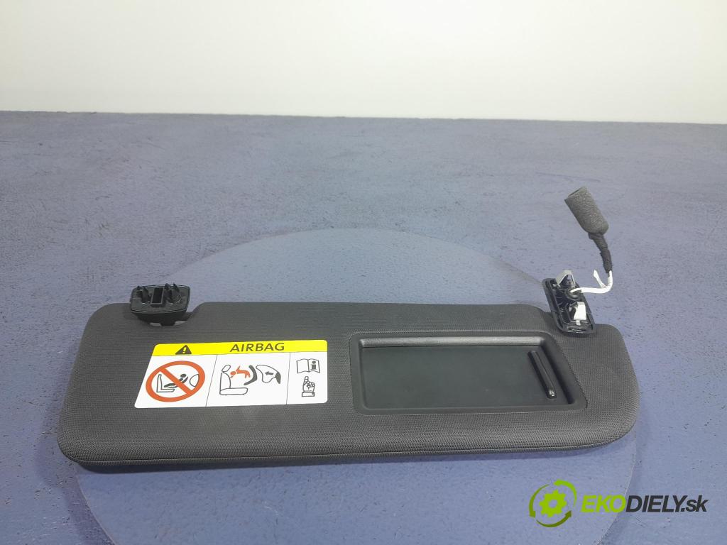 Audi A6 2019 kryt slnečná clona