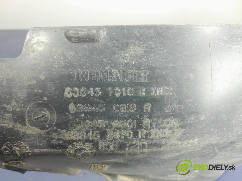 Dacia Sandero 2022 blatník: Plastický před 638451010R