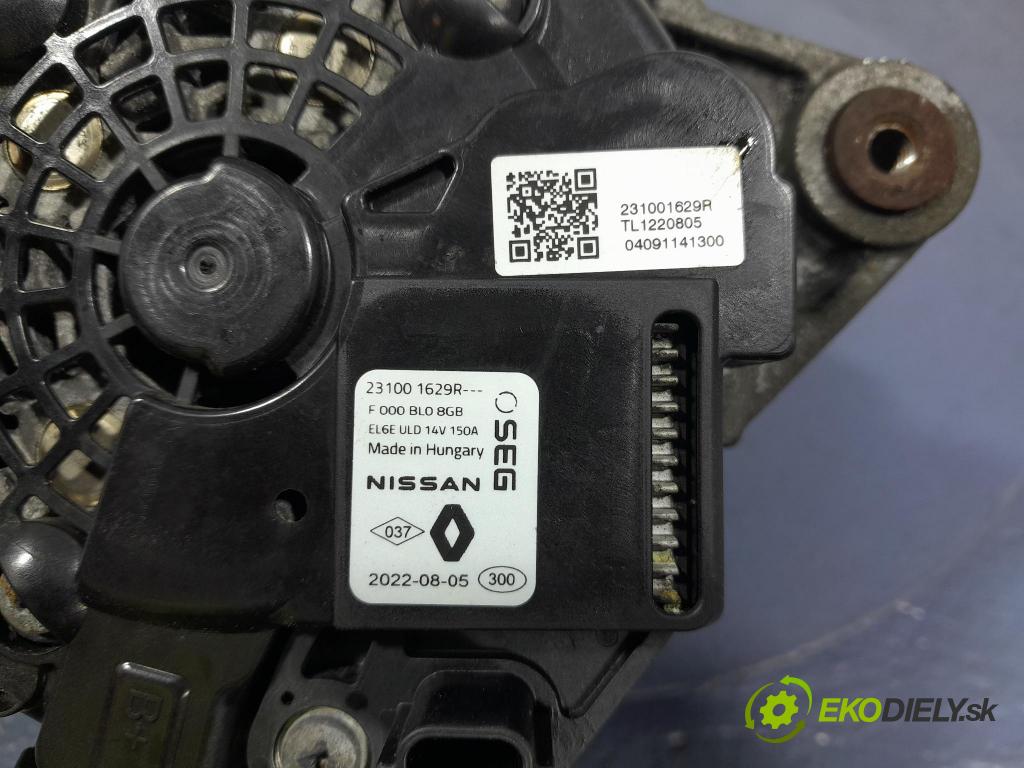 Dacia Sandero 2022 Alternator 231001629R