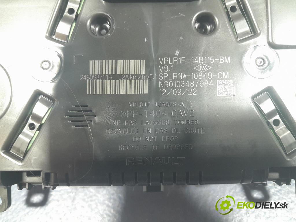 Dacia Sandero 2022 prístrojovka/ budíky 248093711R