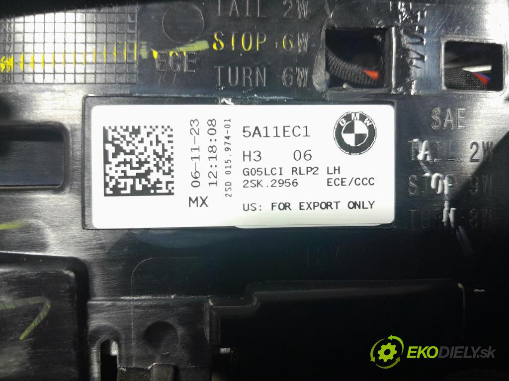 Bmw X5 2023 světlo Zad: levá Uvnitř 5A11EC1