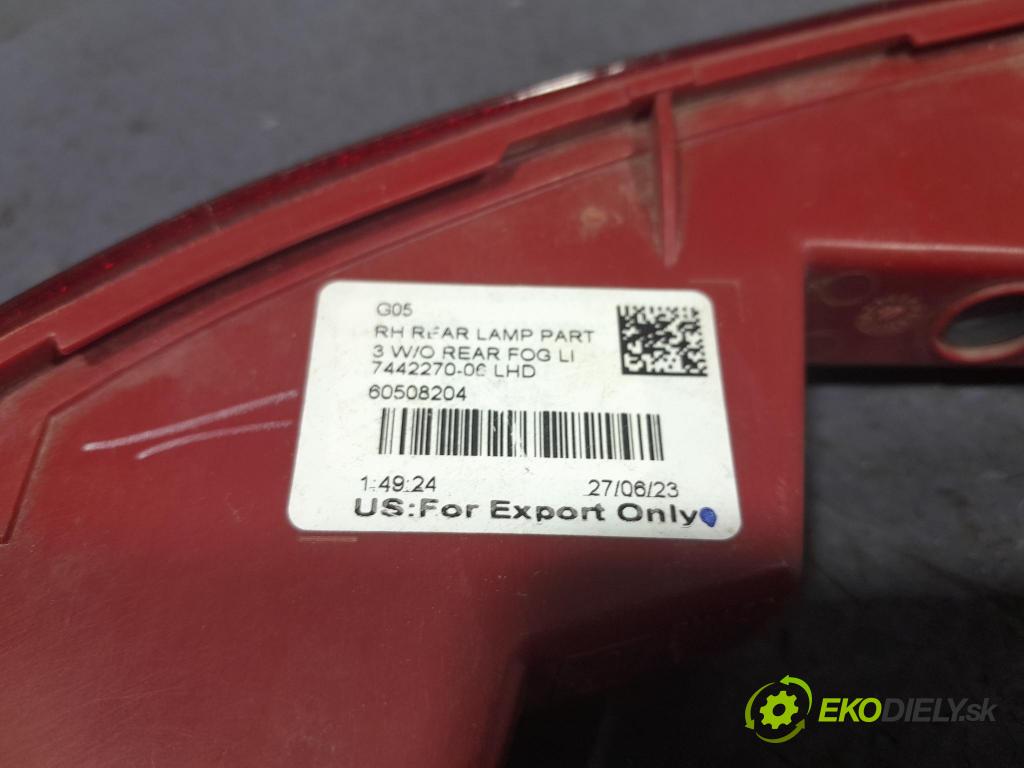 Bmw X5 2023 Mlhovky Zadní: 7442270