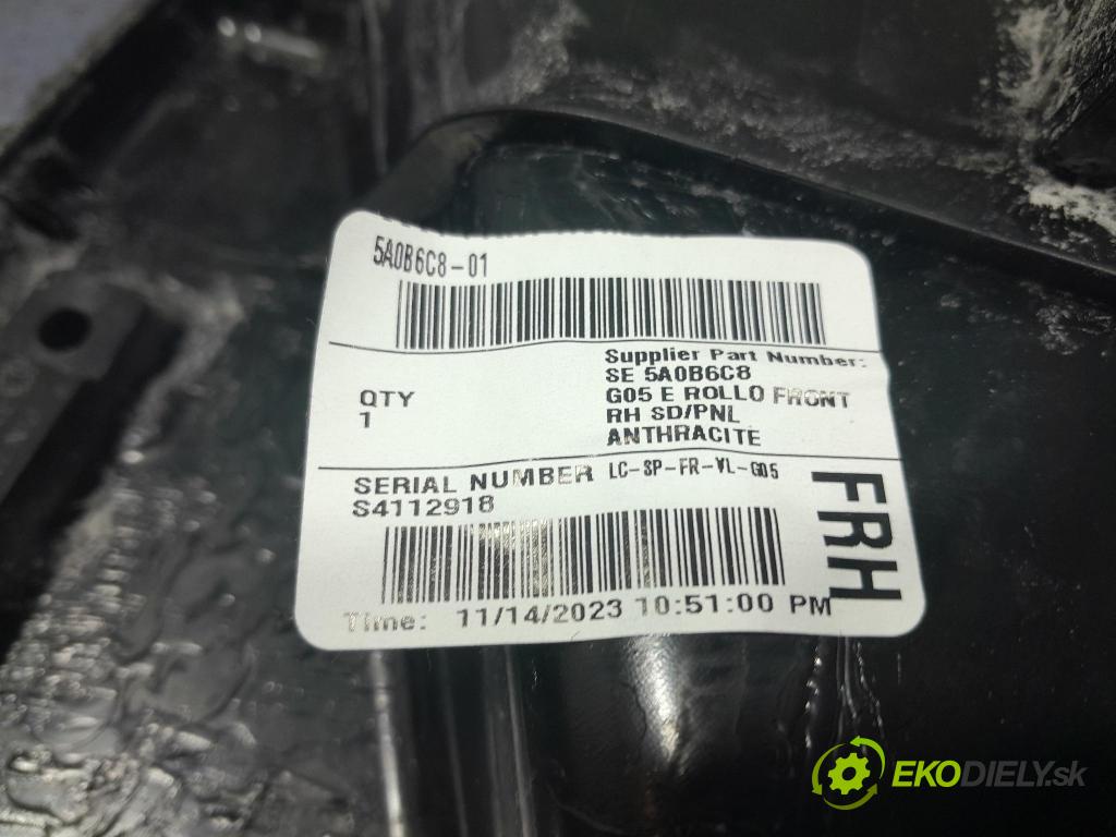 Bmw X5 2023 Čalounictví: kufra: 5A0B6C8