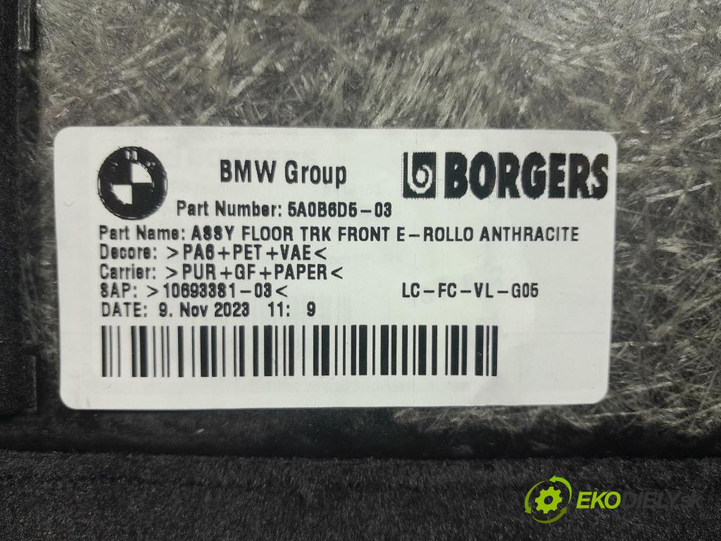 Bmw X5 2023 koberec do auta 5A0B6D5
