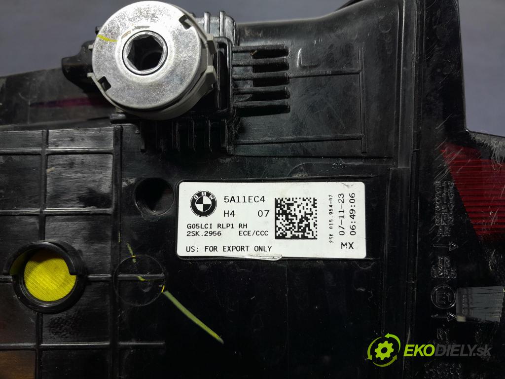 Bmw X5 2023 světlo Zad: Práva: Mimo: 5A11EC4