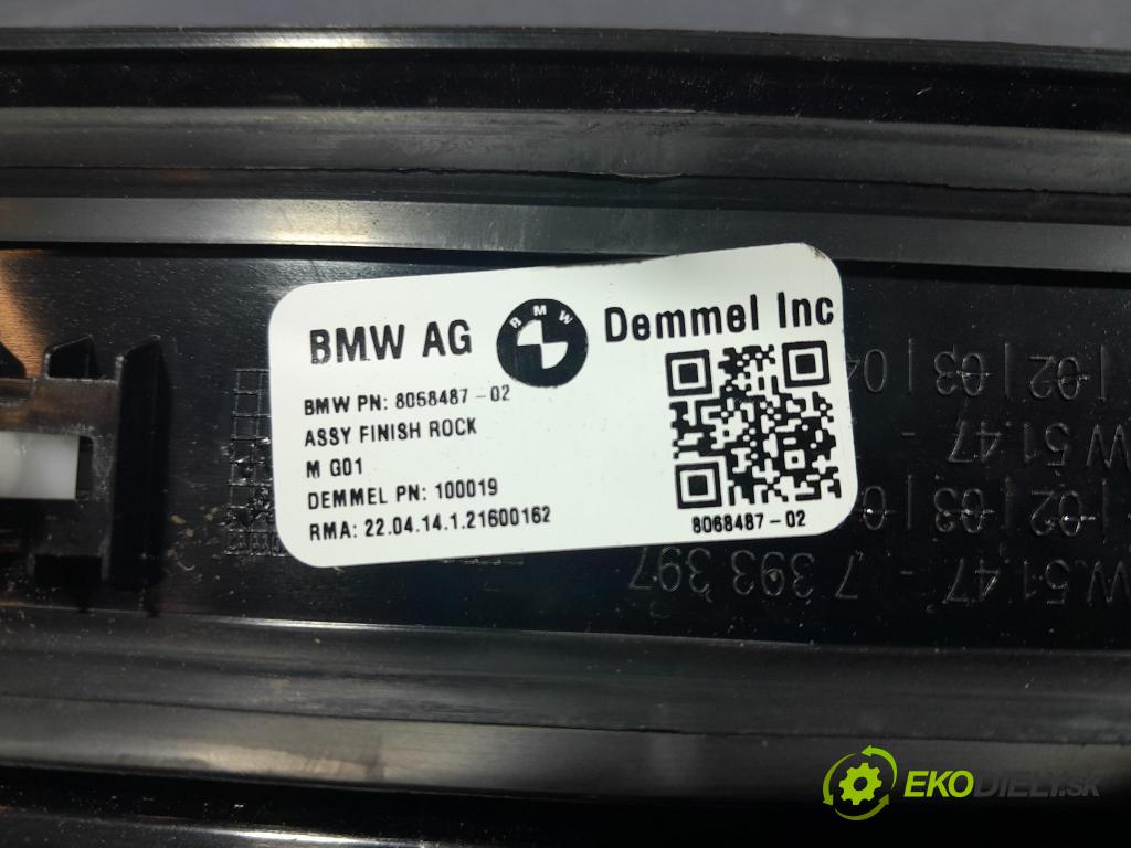 Bmw X3 2022 lišta Dekoratívne: Prah: 8068487