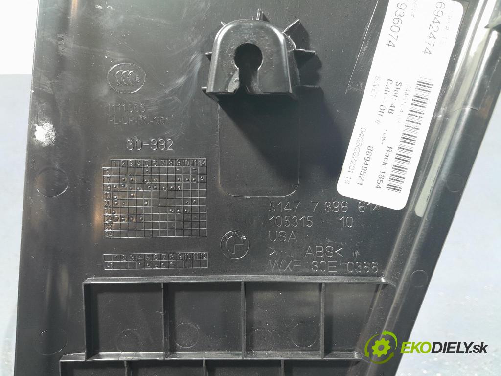 Bmw X3 2022 kryt Plast: Interiéry: 7396614