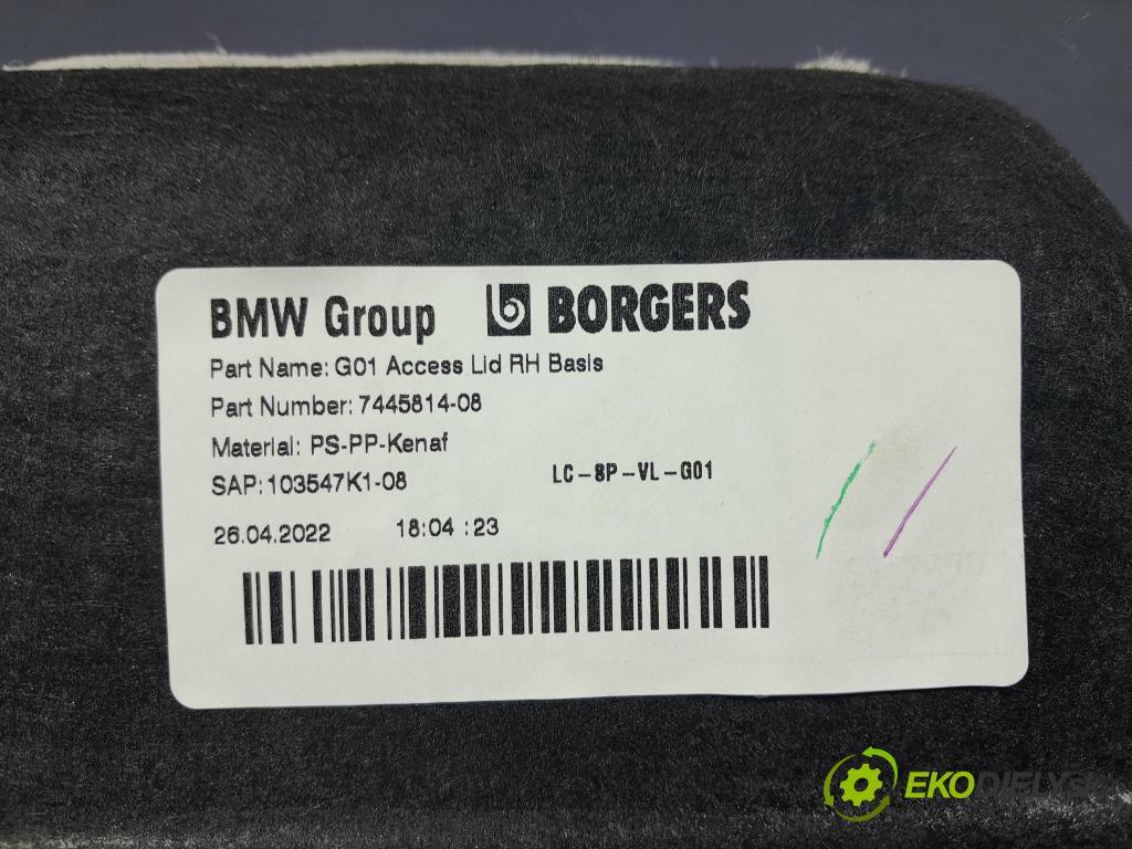 Bmw X3 2022 Tapacír: kufr 7445814
