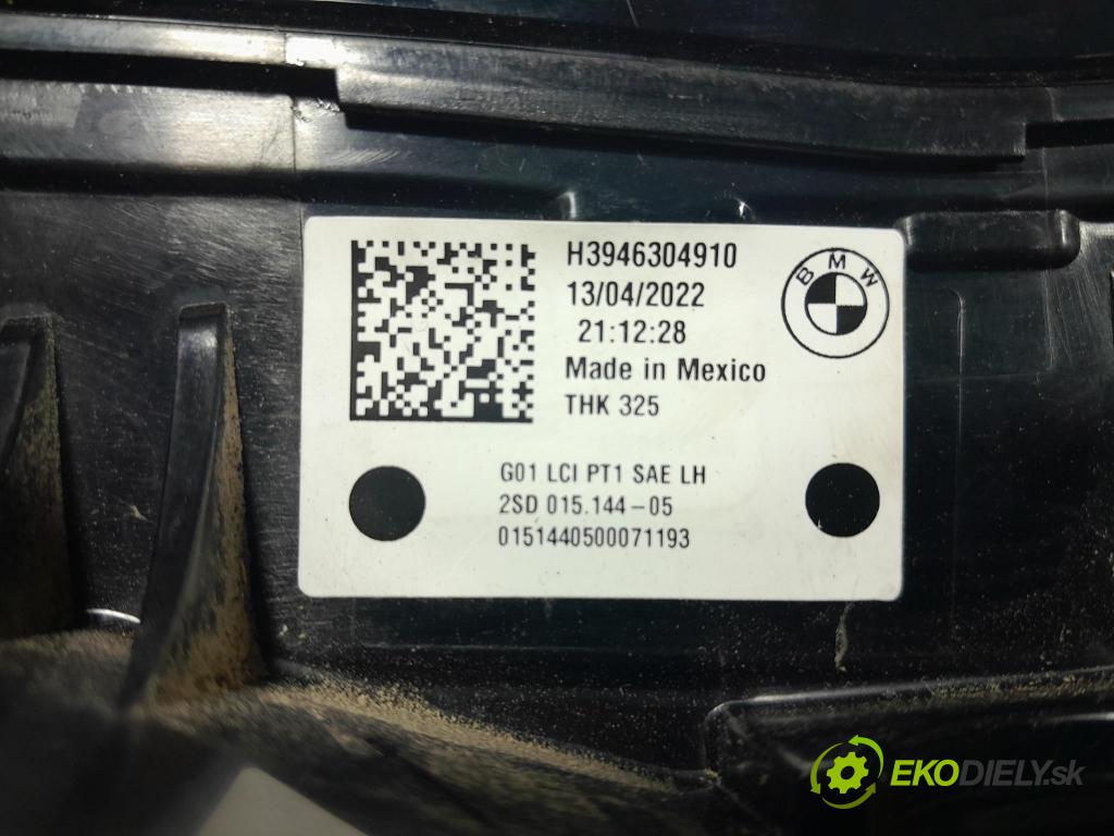 Bmw X3 2022 svetlo / reflektor zad ľavá Vonkajsia: 9463049