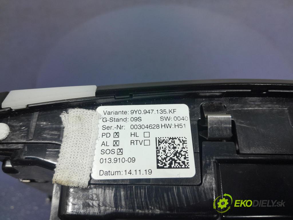 Porsche Cayenne 2019 Lampy Uvnitř 9Y0947135KF