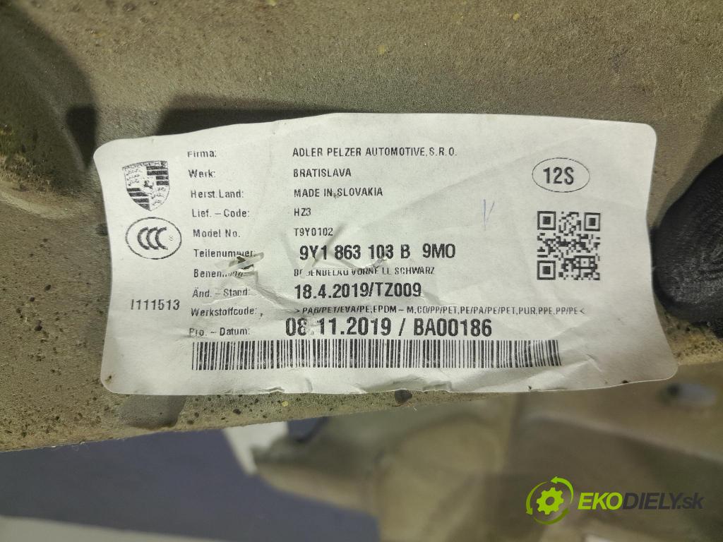 Porsche Cayenne 2019 koberec do auta 9Y1863103B