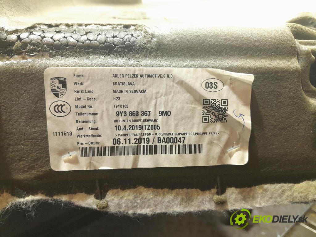 Porsche Cayenne 2019 koberec do auta 9Y3863367