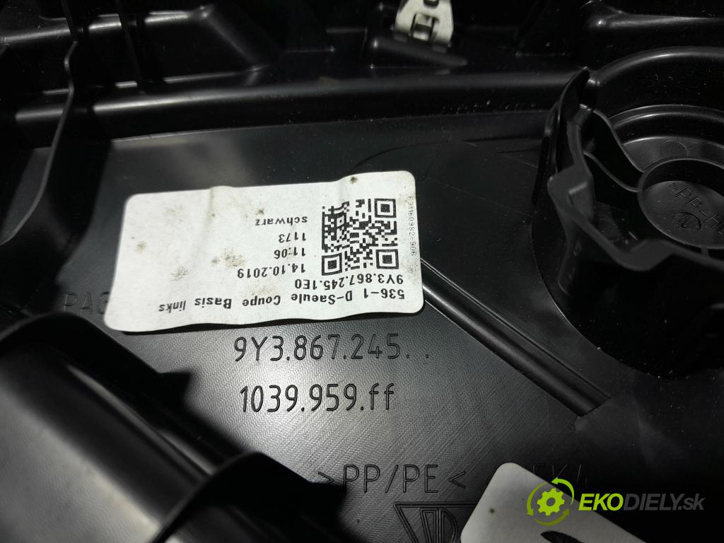 Porsche Cayenne 2019 kryt Plast: Interiéry: 9Y3867245