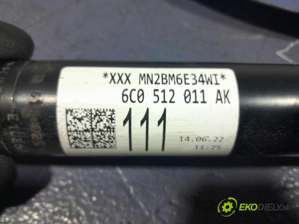 Skoda Fabia 2022 tlumič Zad: Lewy. 6C0512011AK