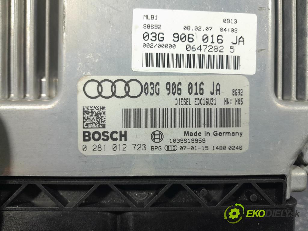 Audi A4 2007 riadiaca jednotka Motor: 03G906016JA