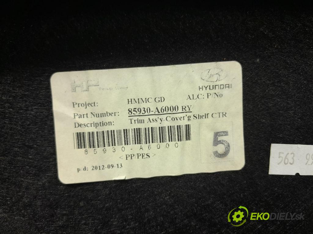 Hyundai I30 2012 kufra: 85930-A6000