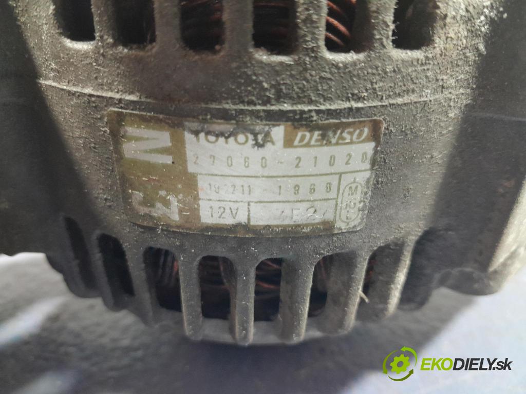 Toyota Yaris verso 2003 Alternator 27060-21020