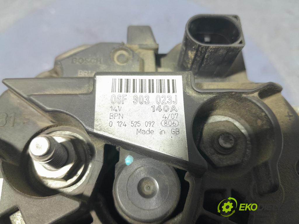 Audi A4 2007 Alternator 06F903023J