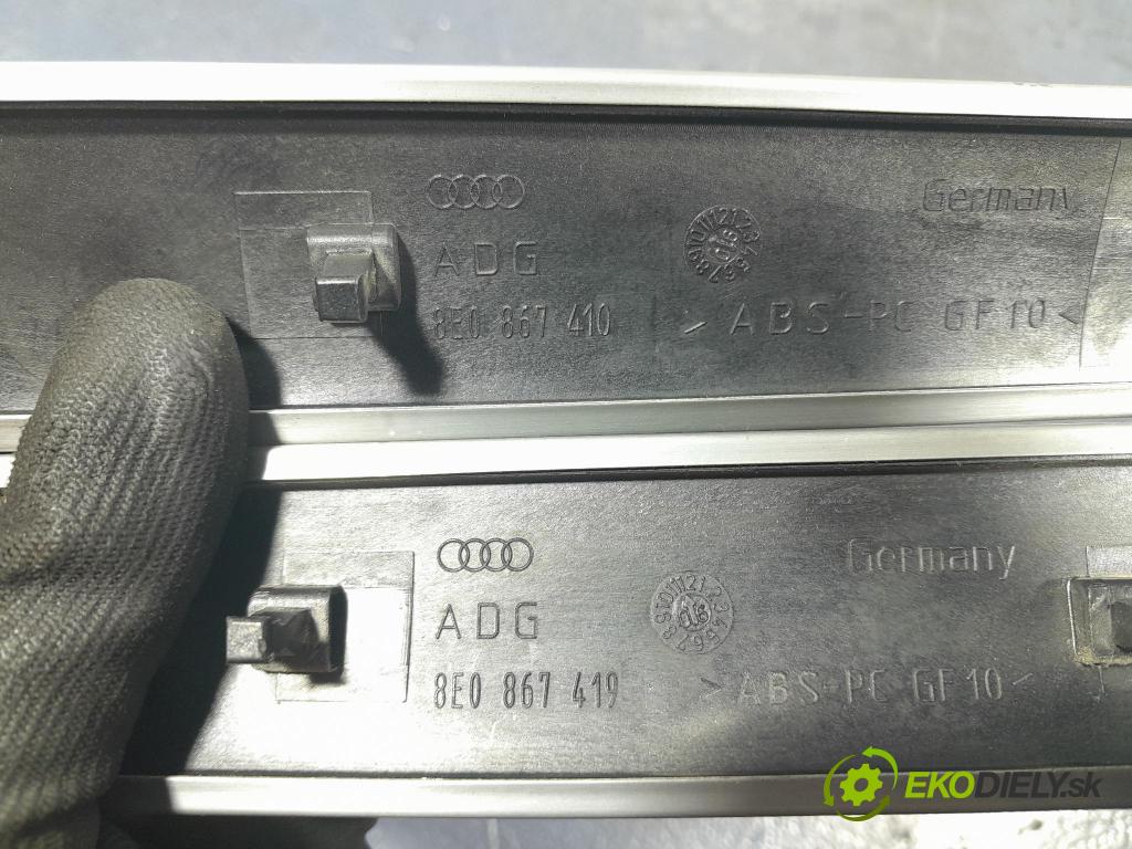 Audi A4 2007 lišta Dekoratívne: Vnútri: 8E1853190
