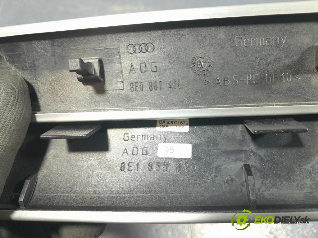 Audi A4 2007 lišta Dekoratívne: Vnútri: 8E1853190