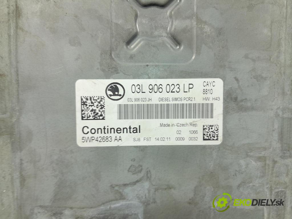 Skoda Octavia 2011 riadiaca jednotka Motor: 03L906023LP