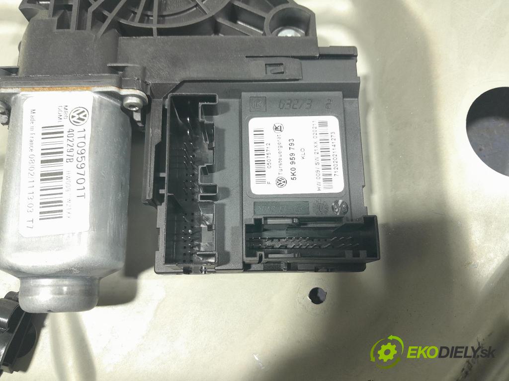 Skoda Octavia 2011 mechanismus stahování Sklenka: před Levý: 1Z1837655P