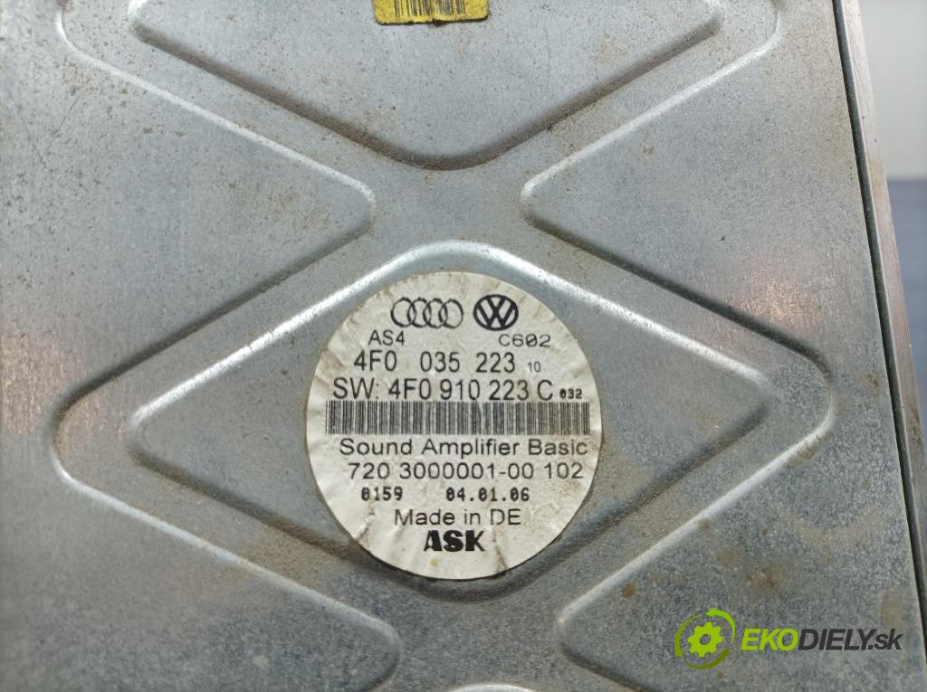 Audi A6 2006 Zesilovač: 4F0910223C
