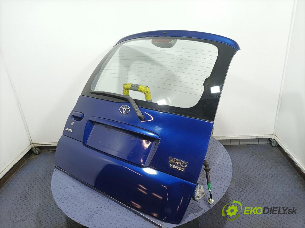 Toyota Yaris verso 2003 zadna dveře kufra: kufra:
