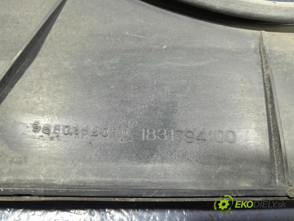 Peugeot 1007 2005 Ventilátor Chladič: 9680182080