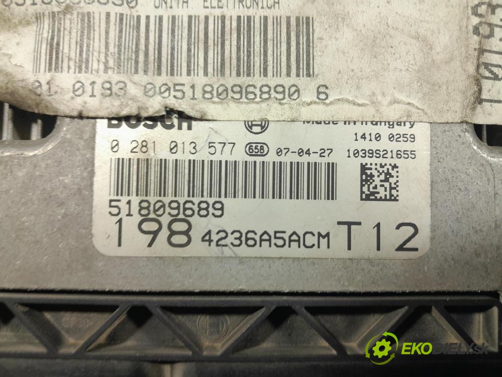 Fiat Bravo 2007 riadiaca jednotka Motor: 51809689