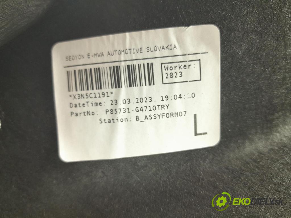 Hyundai I30 2023 Čalounictví: kufra: 85731-G4710