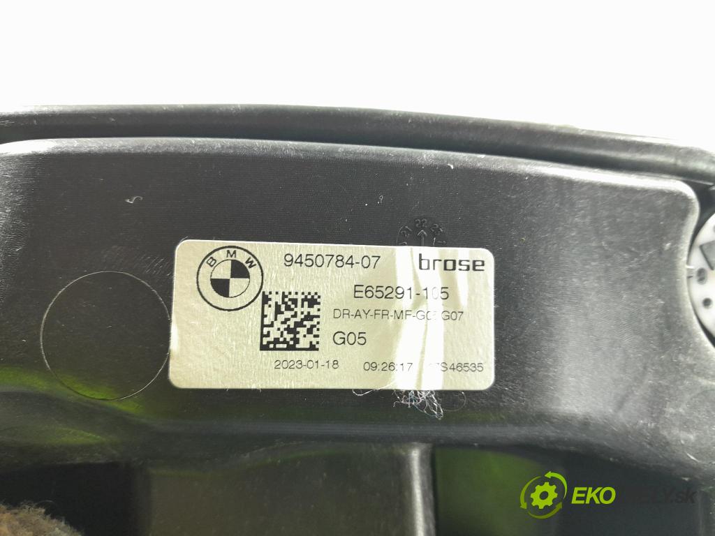 Bmw X5 2023 mechanizmus okna Okná: Predné v pravo: 9450784