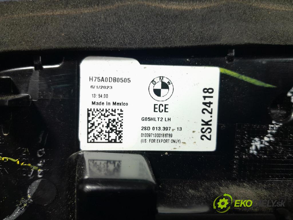 Bmw X5 2023 svetlo / reflektor zad ľavá Vnútri: 5A0DB05