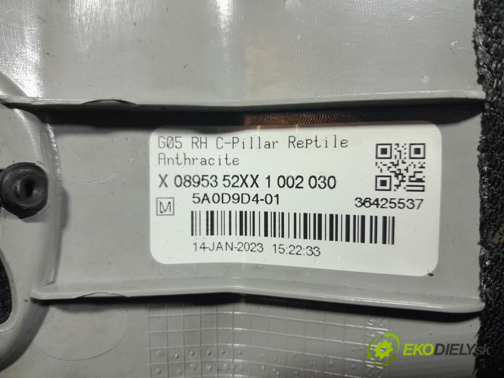 Bmw X5 2023 kryt Plast: Interiéry: 5A0D9C4