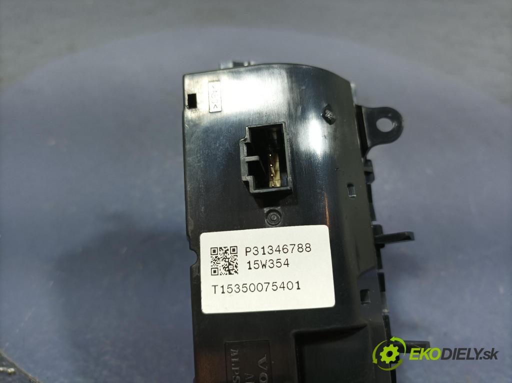 Volvo Xc90 2016 prepínač Klimatizácia: Prúd vzduchu: 31346788