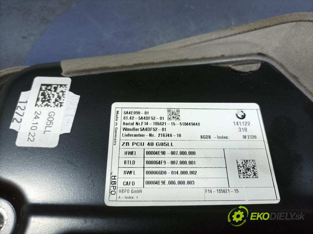 Bmw X5 2023 riadiaca jednotka 5A4E090