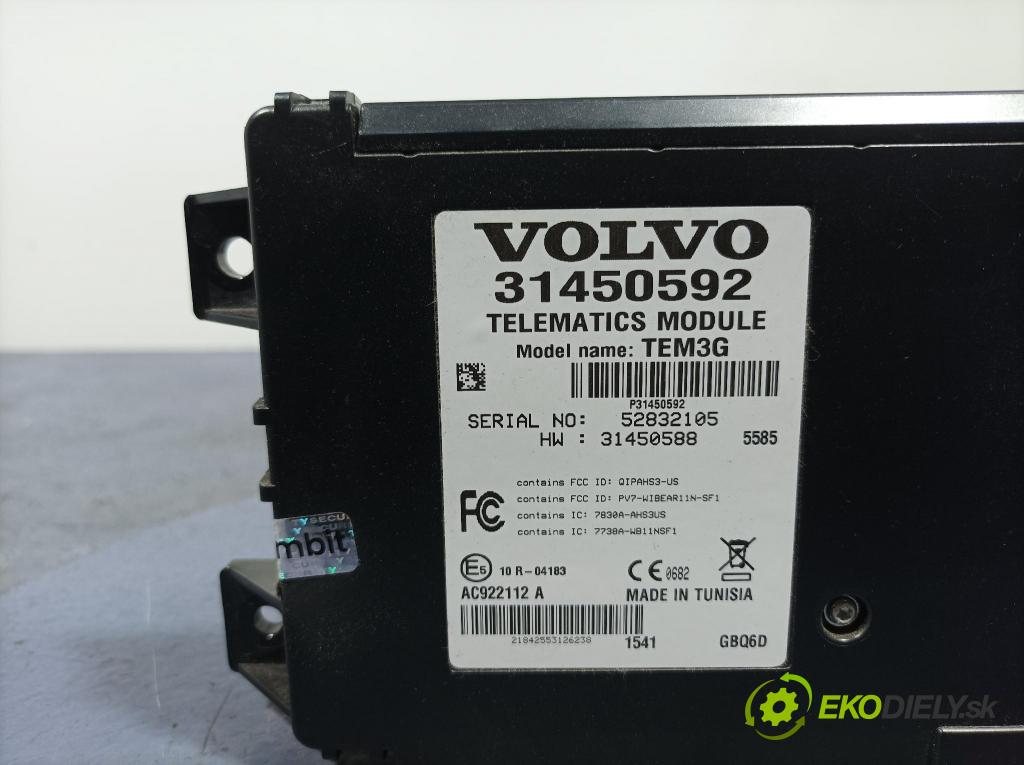 Volvo Xc90 2016 riadiaca jednotka 31450592